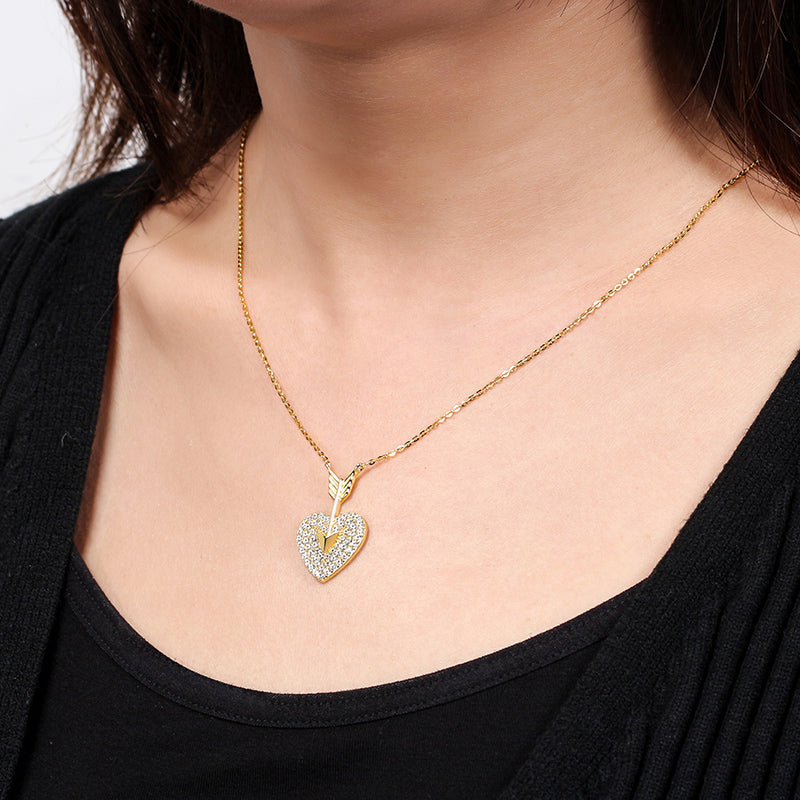 Collier Cœur Flèche