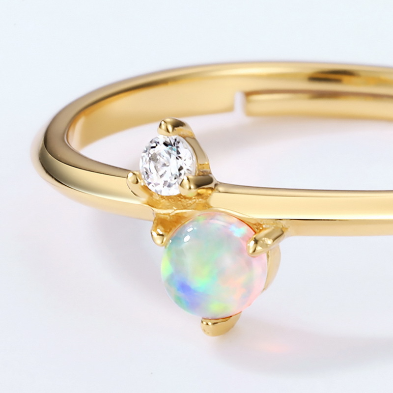 Bague opale