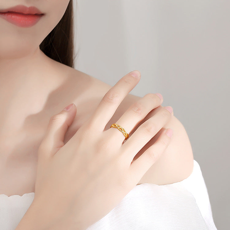 Bague tressée
