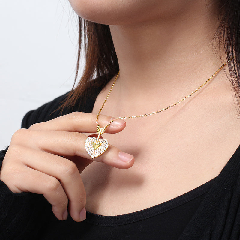 Collier Cœur Flèche
