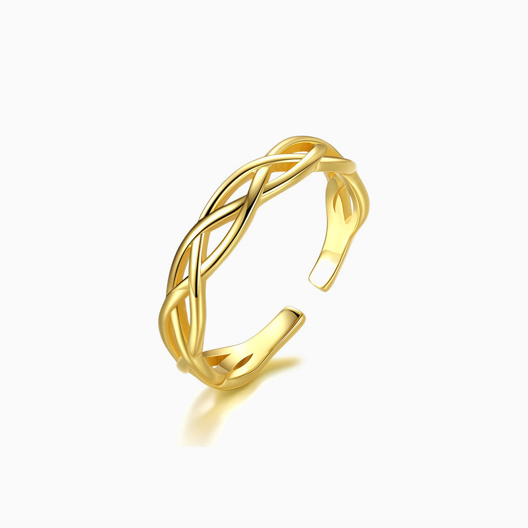 Bague tressée