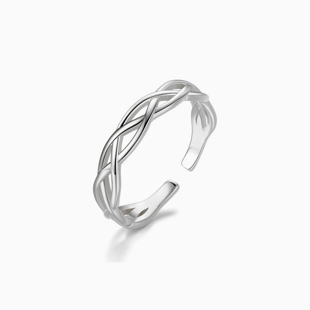 Bague tressée