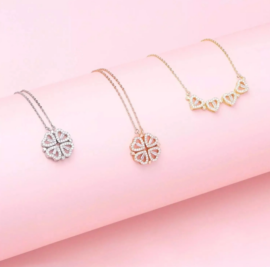 Collier coeur chanceux