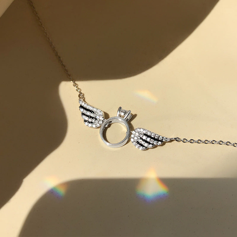 Collier Bague Ailes d'Ange
