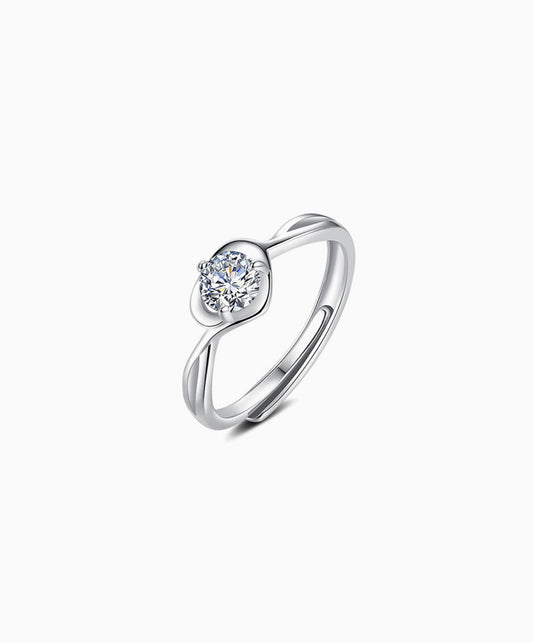 Bague Zircon Heart