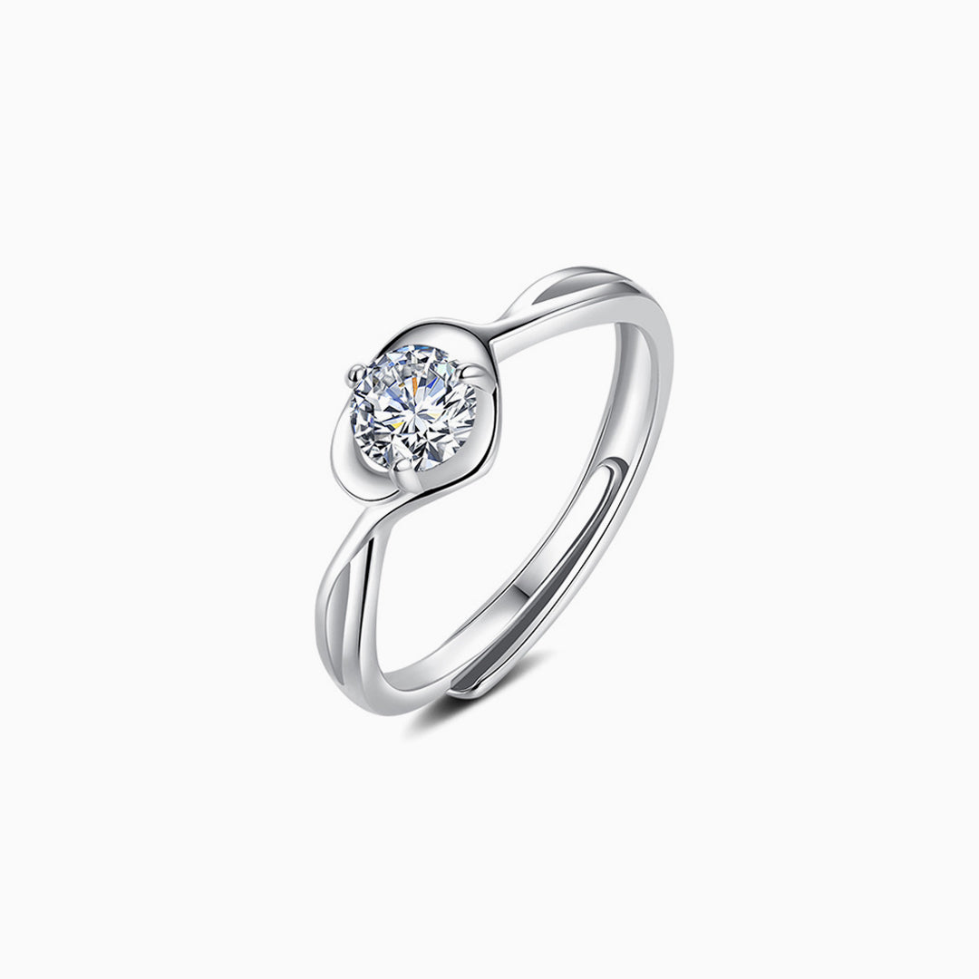 Bague Cœur en Zircon